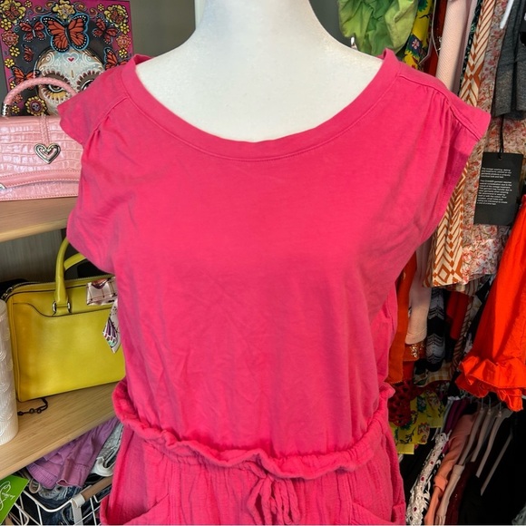 Anthropology Pink Casual Dress preloved condition size medium. High low dress - Picture 8 of 8